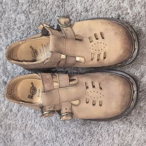 Dr. Martens Vintage Tan Leather Sandals